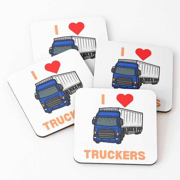 Item preview, I love truckers designed and sold by Bart-Designs.