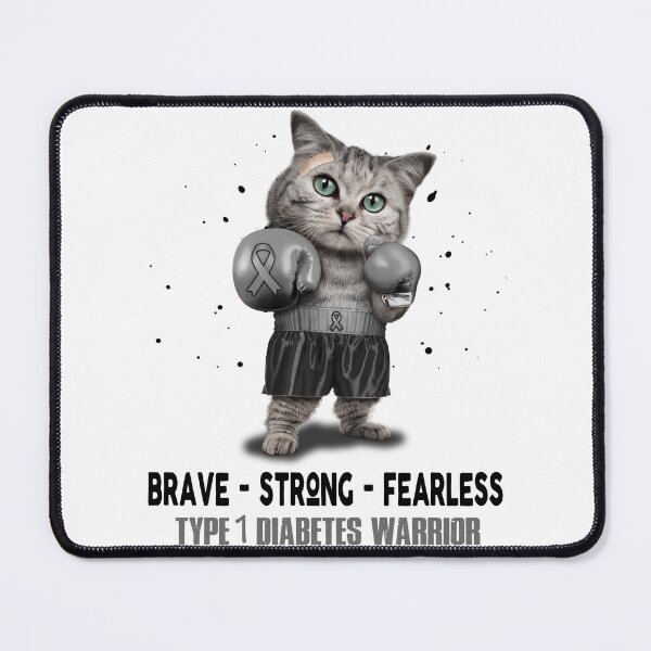 Item preview, Type 1 Diabetes Warrior - BRAVE STRONG FEARLESS designed and sold by Berriosly.