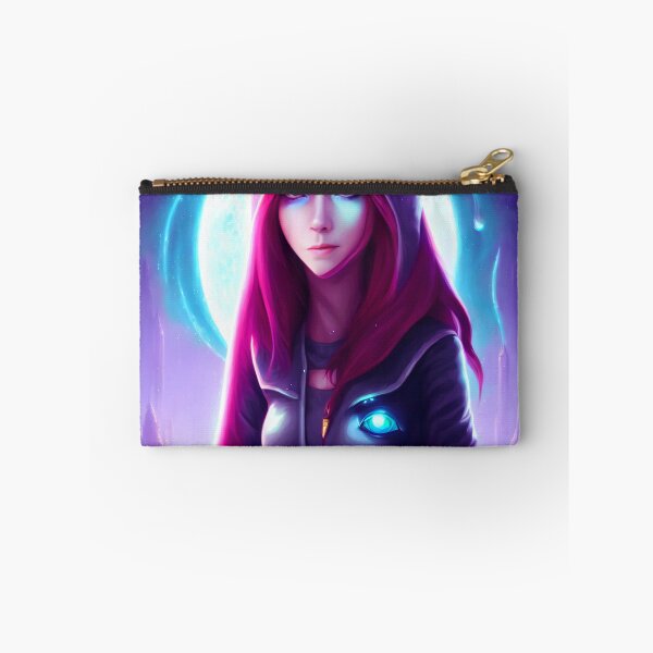 Item preview, Purple Moonlit Night: The Futuristic Femme Fatale designed and sold by arcanemuse.