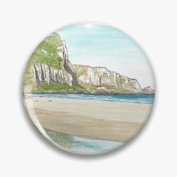 Item preview, Purakuanui Bay Watercolour designed and sold by Tom Napper Design.