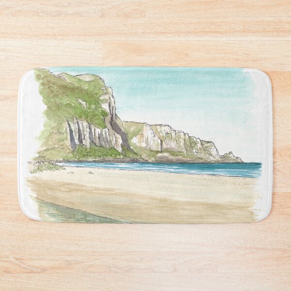 Item preview, Purakuanui Bay Watercolour designed and sold by Tom Napper Design.