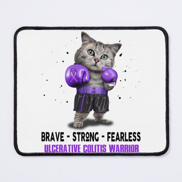 Item preview, Ulcerative Colitis Warrior - BRAVE STRONG FEARLESS designed and sold by Berriosly.