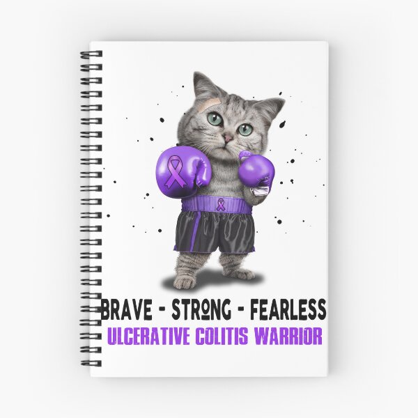 Item preview, Ulcerative Colitis Warrior - BRAVE STRONG FEARLESS designed and sold by Berriosly.