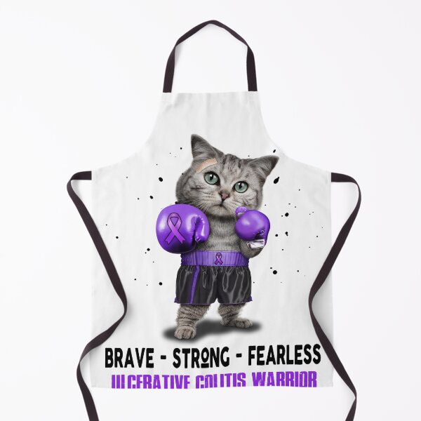 Item preview, Ulcerative Colitis Warrior - BRAVE STRONG FEARLESS designed and sold by Berriosly.