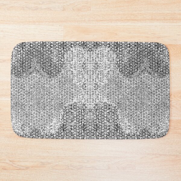 Item preview, Fractal honeycomb Smoke Union Black & White  designed and sold by AJLeibengeist.