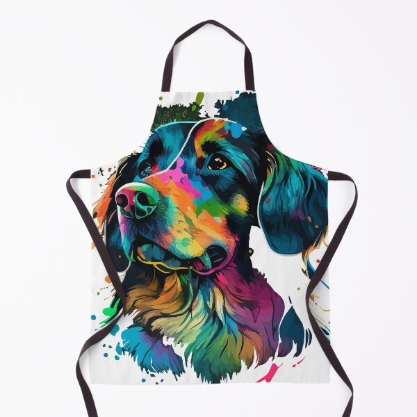 Item preview, Colourful Golden Retriever Portrait designed and sold by Maria Bell.