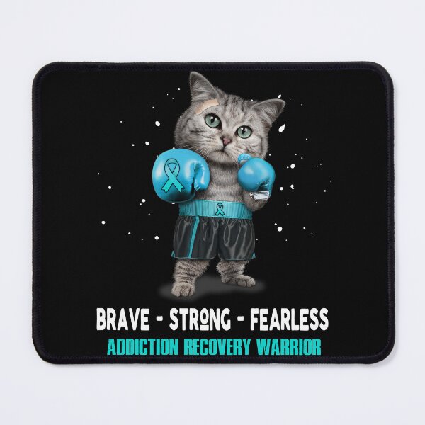 Item preview, Addiction Recovery Warrior - BRAVE STRONG FEARLESS designed and sold by Berriosly.