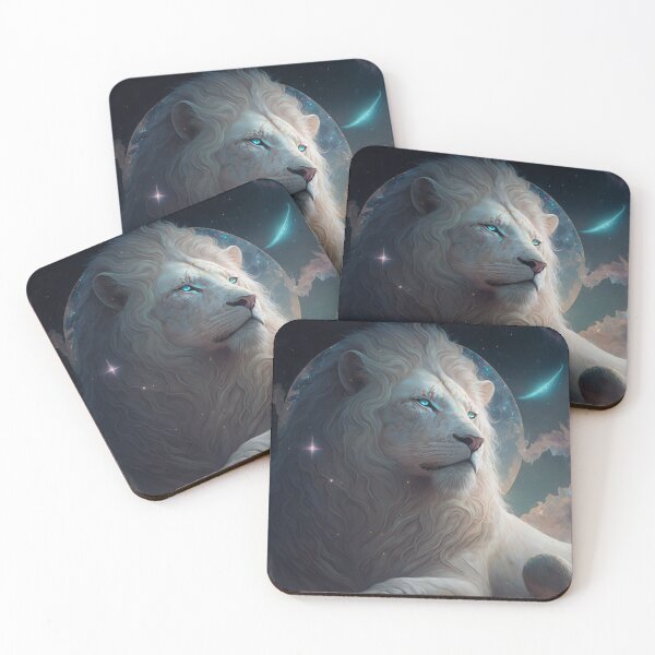 Item preview, White Lion with blue eyes designed and sold by simoniff.