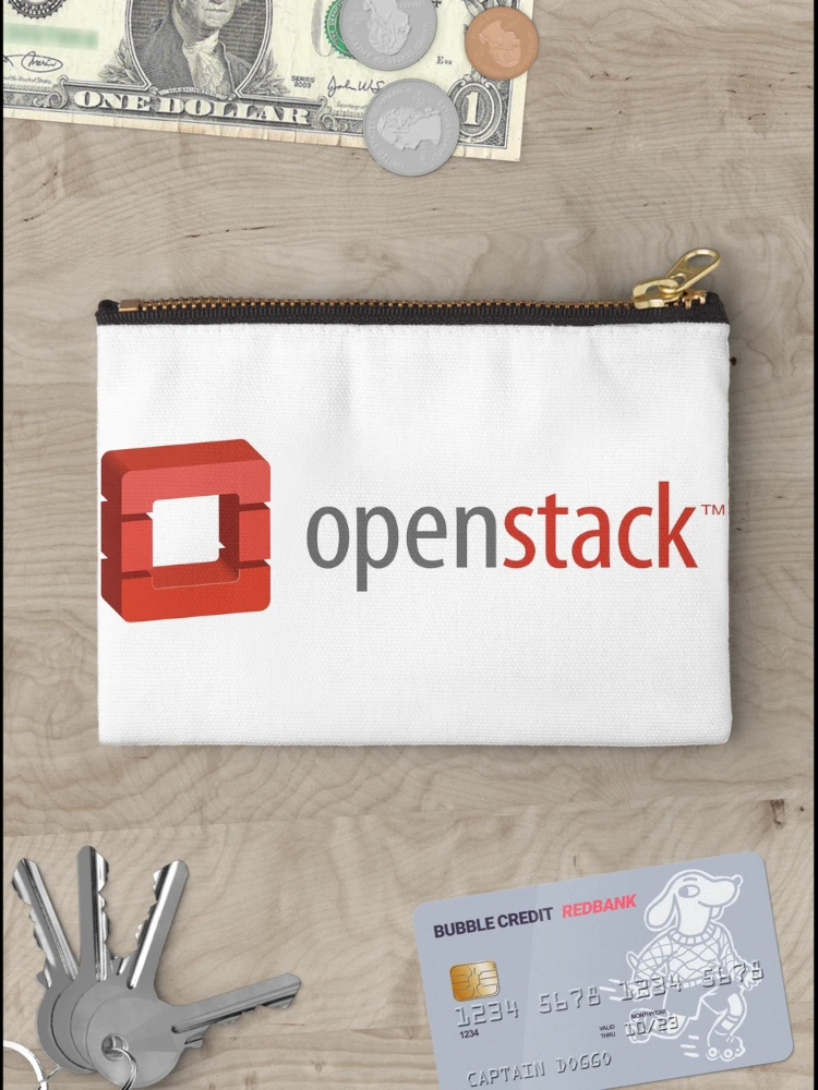 Thumbnail 3 of 4, Zipper Pouch, linux openstack sticker designed and sold by developerfriday.