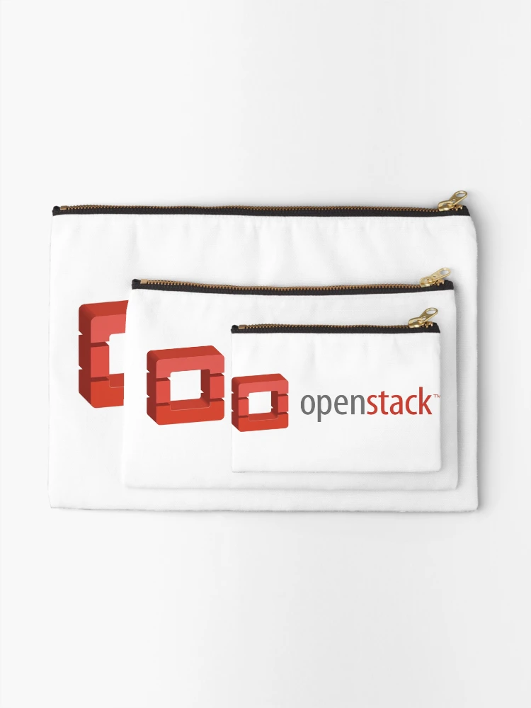 Thumbnail 2 of 4, Zipper Pouch, linux openstack sticker designed and sold by developerfriday.