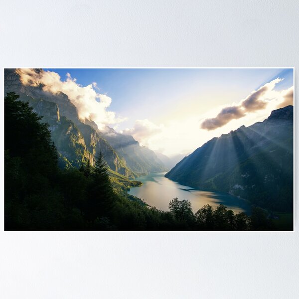 Item preview, Klontalersee in der Schweiz designed and sold by scenerymerch.