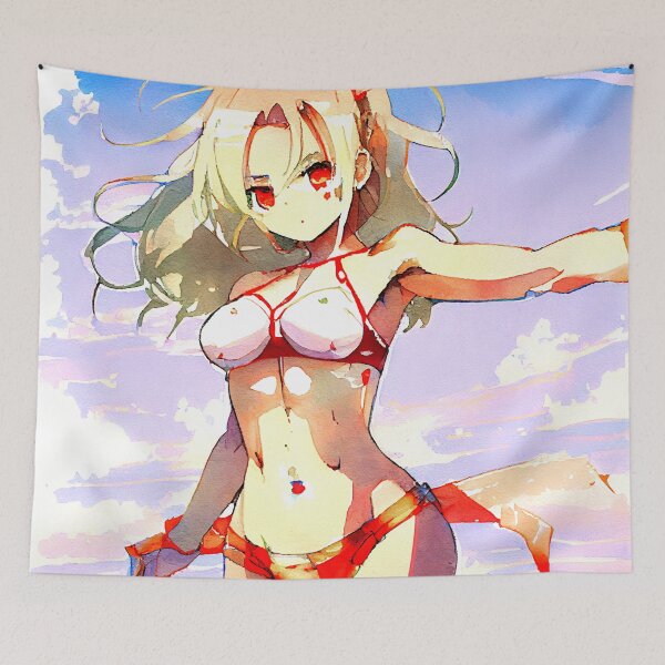 Artikelvorschau, Anime-Bikini-Mädchen #55 entworfen und verkauft von Eynoxart.