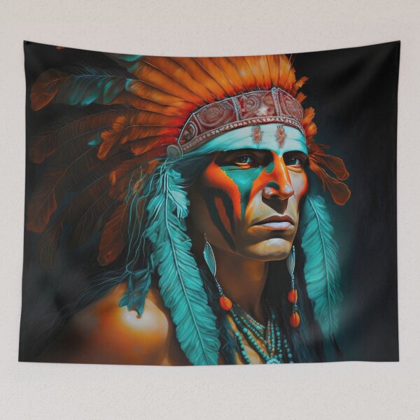Item preview, Portrait of an American Indian Chief designed and sold by EHouseArt.