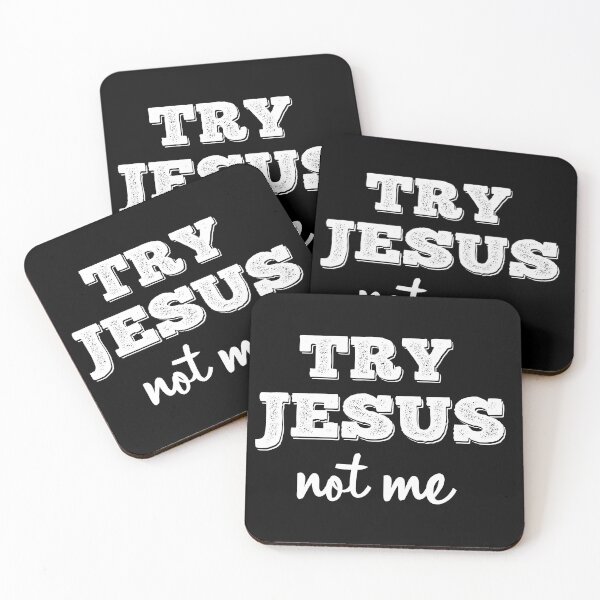 Item preview, Try Jesus Not Me funny classic T-Shirt designed and sold by colortrends.