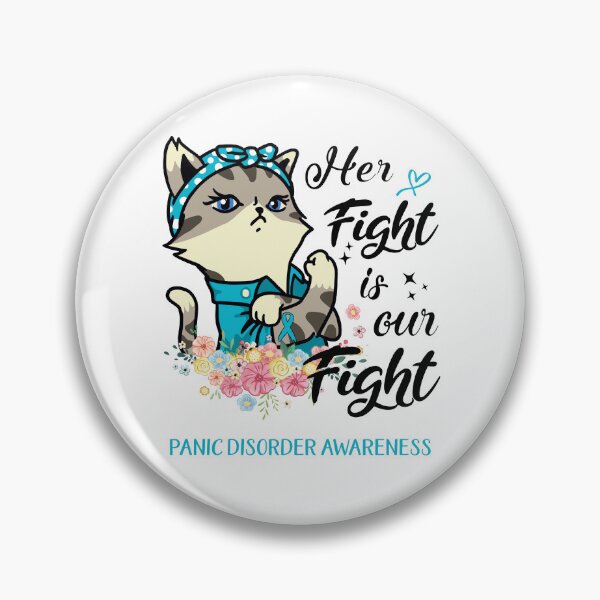 Item preview, Panic Disorder Awareness - Her Fight is our Fight designed and sold by RekaJoJo.