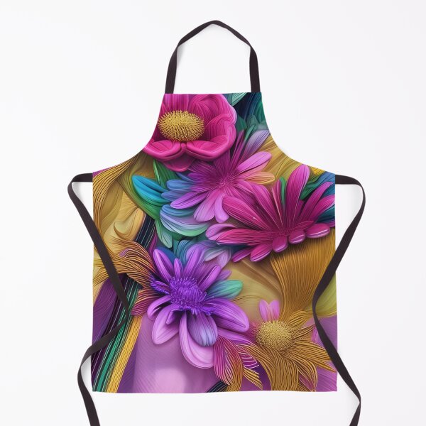 Item preview, Rainbow Flower Gold Thread. designed and sold by DEKA777.