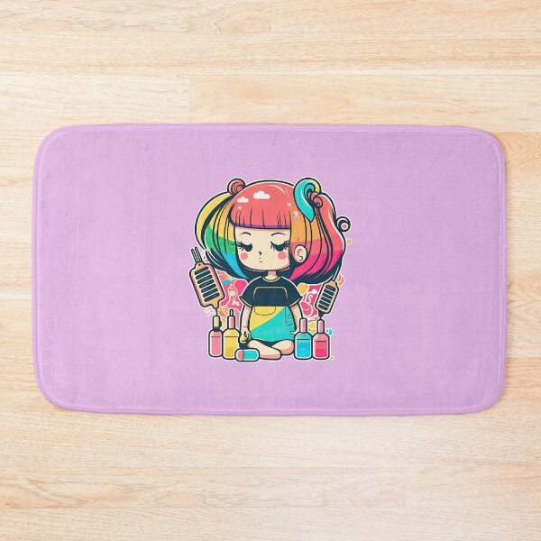 Item preview, Rainbow Tresses, the Hairdresser and her Colorful Creations designed and sold by ultra-cute.