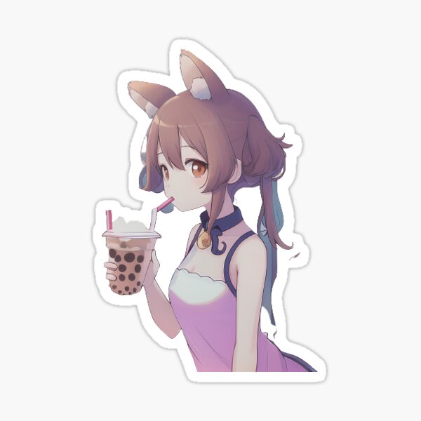 Vista previa del artículo con la obra «Anime - Pupuchino», diseñado y vendido por AnimeCloud.