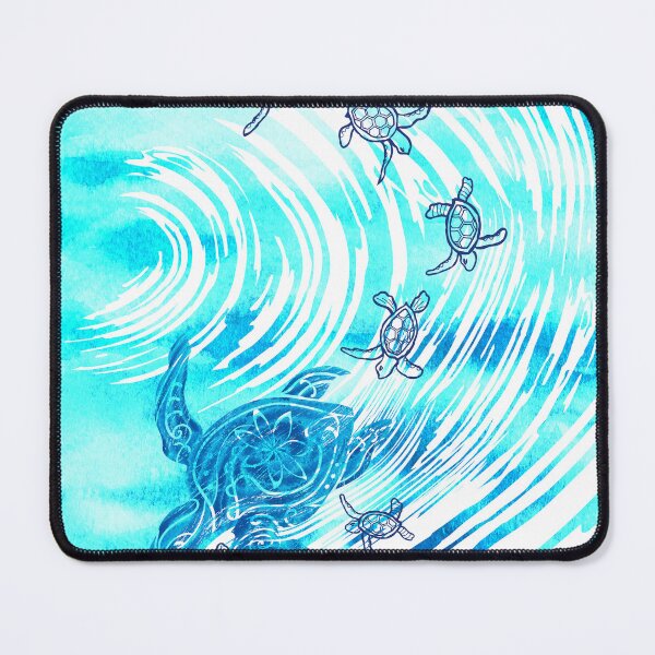 Item preview, Vintage Hawaiian - Polynesian Watercolor Ohana Honu designed and sold by sunnthreads.