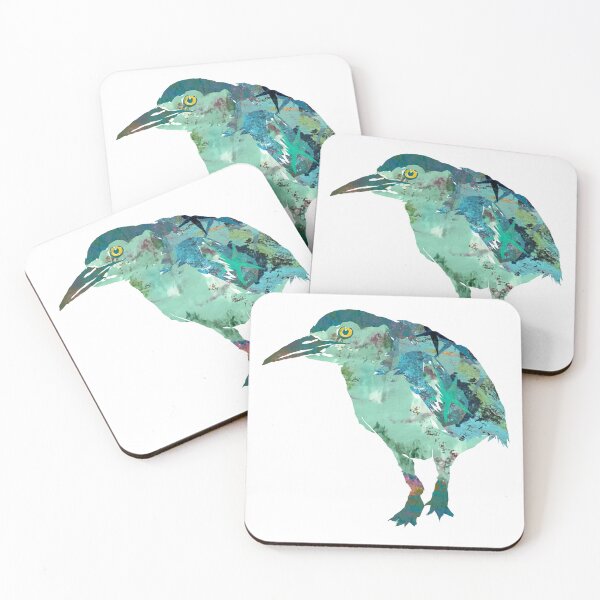 Item preview, Nankeen Night Heron Bird Illustration  designed and sold by ginaisarty.