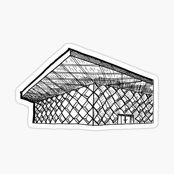 Francis Gregory Library - Black Sticker