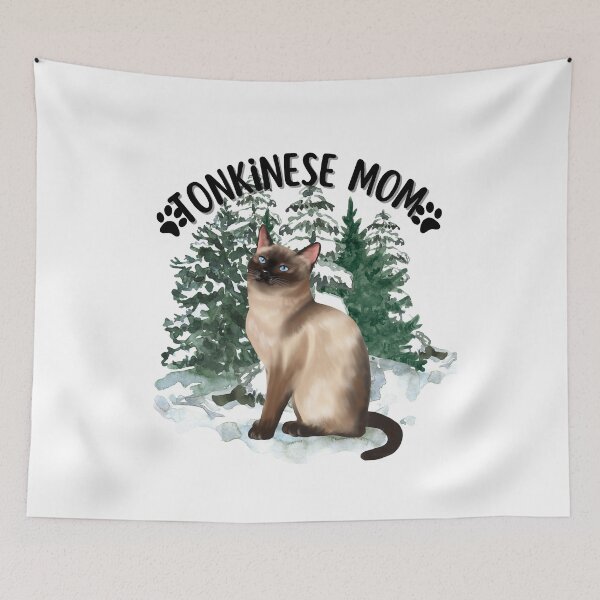 Item preview, Tonkinese mom cat themed pet parent gift designed and sold by JoeyGraceCatCo.