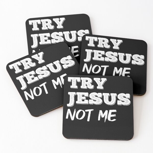 Item preview, Try Jesus Not Me funny classic T-Shirt designed and sold by colortrends.