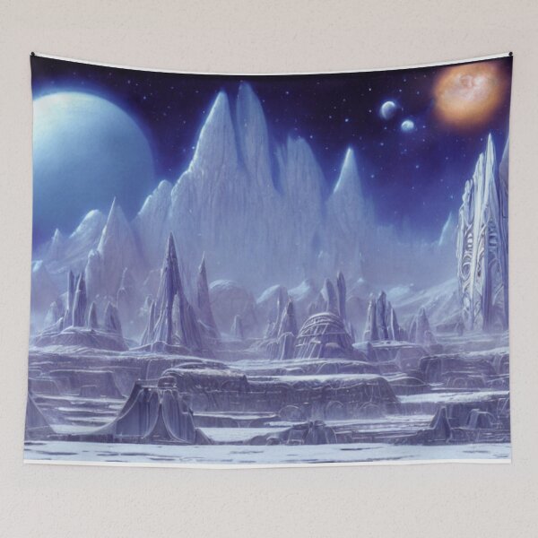Item preview, Landscape of a Frozen Planet designed and sold by SilverFrog.