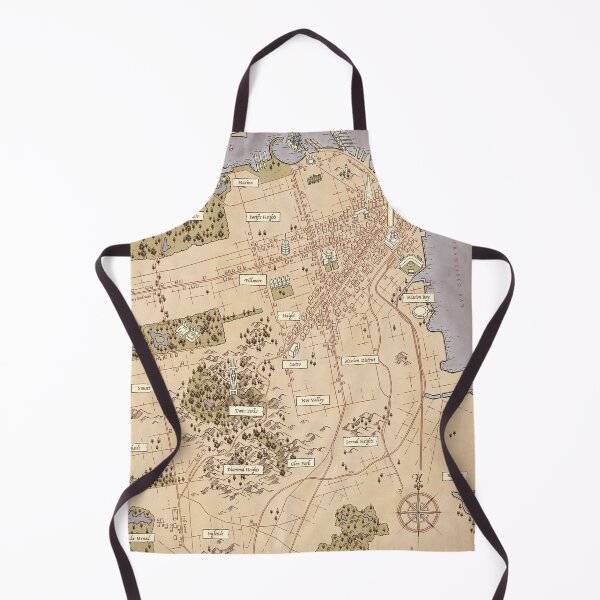Item preview, San Francisco Fantasy Map designed and sold by Tami Wicinas.