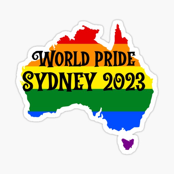 World Pride Sydney 2023 -Australia celebrates Pride in 2023 Sticker