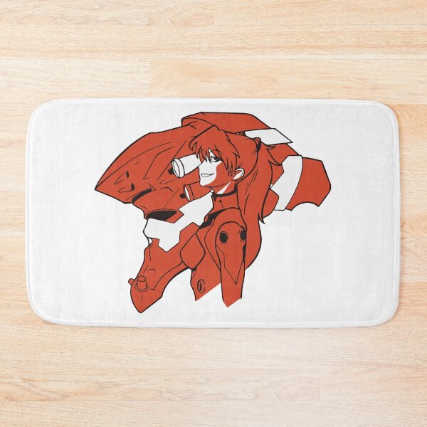 Item preview, Asuka and Eva 02 designed and sold by Sakuga Drip.