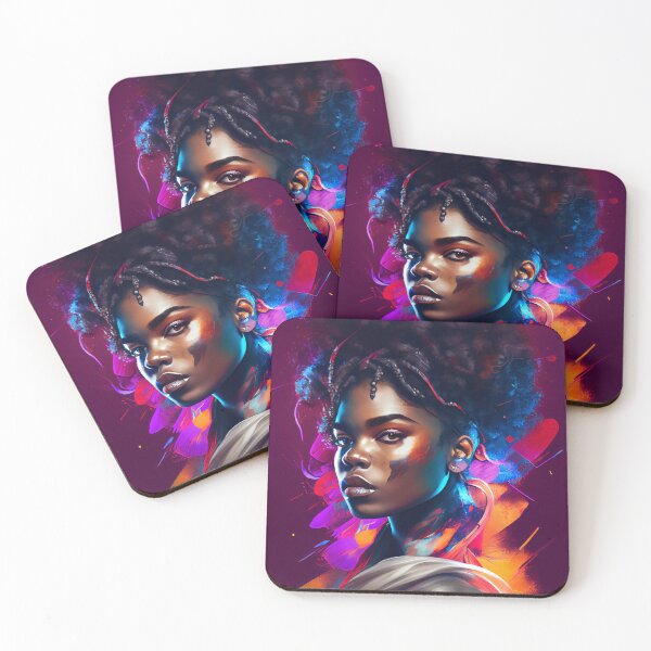 Item preview, Creative abstract black woman design designed and sold by Feez Designs.