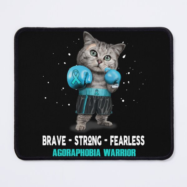 Item preview, Agoraphobia Warrior - BRAVE STRONG FEARLESS designed and sold by Berriosly.