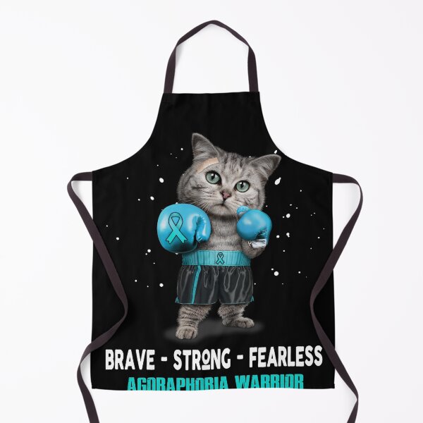 Item preview, Agoraphobia Warrior - BRAVE STRONG FEARLESS designed and sold by Berriosly.