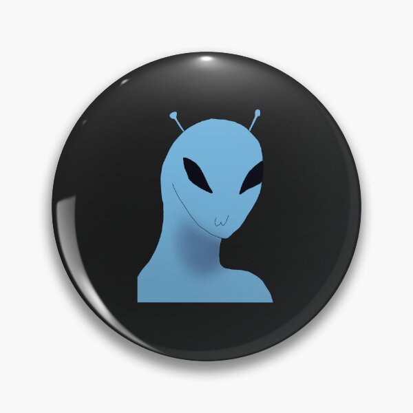 Artikelvorschau, Lustiger blauer Alien entworfen und verkauft von Usagicollection.