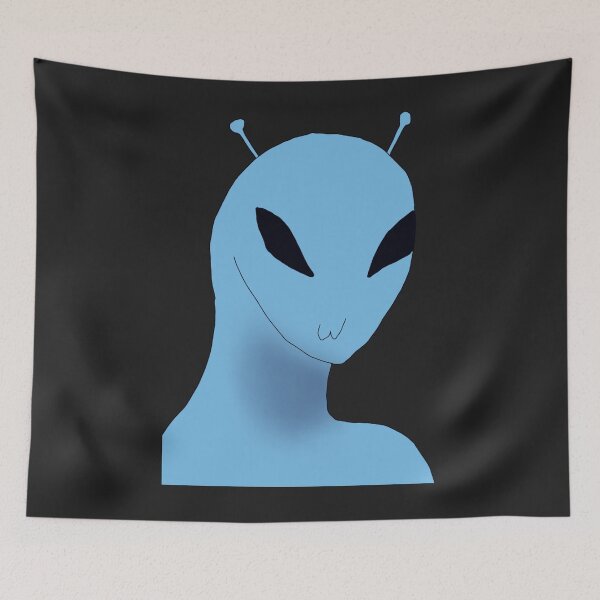 Item preview, Funny Blue Alien designed and sold by Usagicollection.