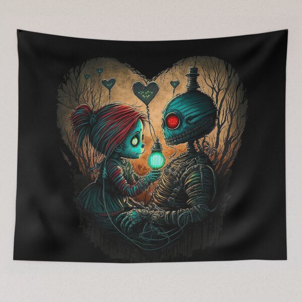 Item preview, Gothic VooDoo Doll Design Perfect for Valentines Day - Goth Love designed and sold by Bits-X-Pieces.