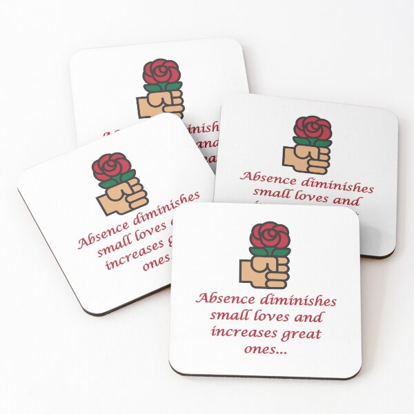 Item preview, Absence Diminishes Small Loves designed and sold by CrankyOldDude.