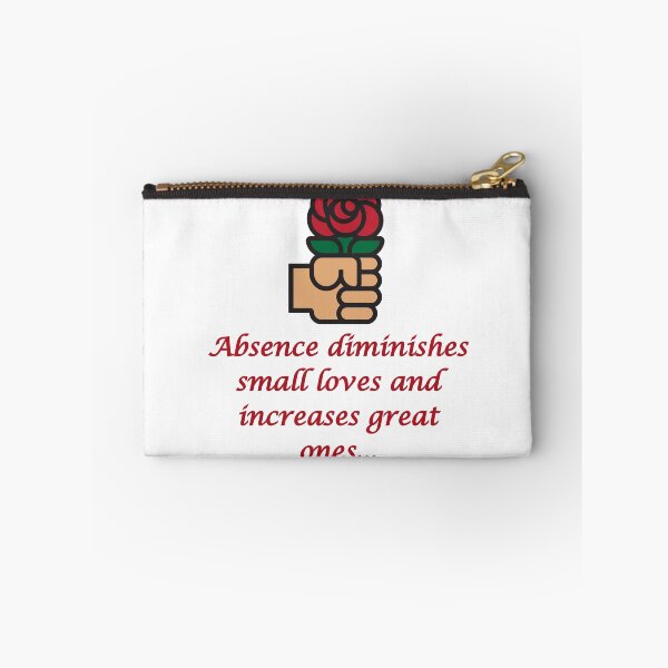 Item preview, Absence Diminishes Small Loves designed and sold by CrankyOldDude.