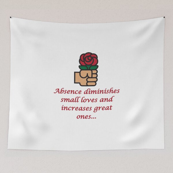 Item preview, Absence Diminishes Small Loves designed and sold by CrankyOldDude.