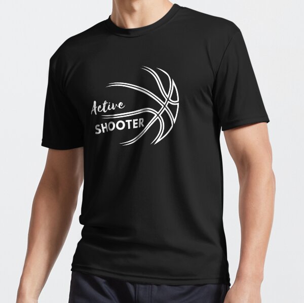 Item preview, Active Shooter Basketball Outline designed and sold by LionRoxTee.