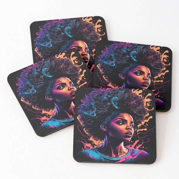 Item preview, Creative abstract black woman design designed and sold by Feez Designs.