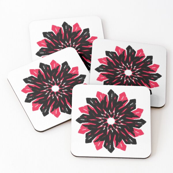 Item preview, black and red mandala designed and sold by Meo Design.