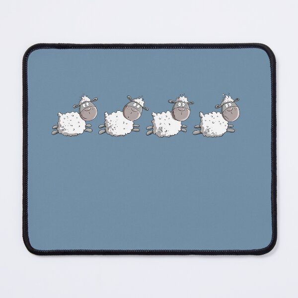 Item preview, Funny Running Sheep Herd designed and sold by modartis.