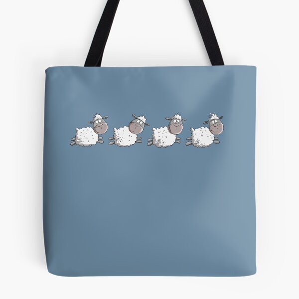 Item preview, Funny Running Sheep Herd designed and sold by modartis.