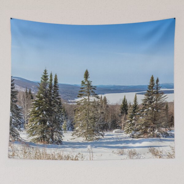 Item preview, Crystal Clear Skies on a Cold Winter Day in Mountains designed and sold by SafariByMarisa.