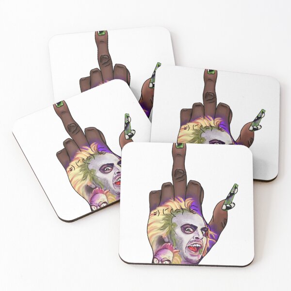 Item preview, BeatleJuice Hand Tattoo. Middle Finger Up designed and sold by HopeTalbott.