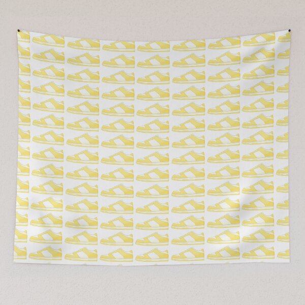 Item preview, Pastel Yellow and White Sneakers Print designed and sold by overlychromatic.