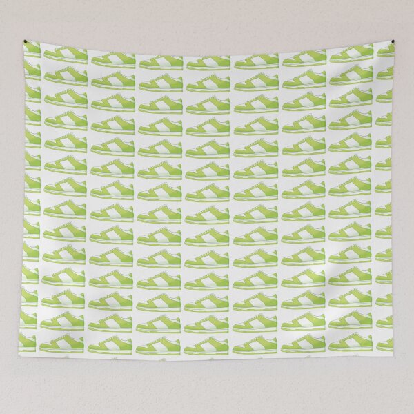 Item preview, Pastel Lime Green and White Sneakers Print designed and sold by overlychromatic.