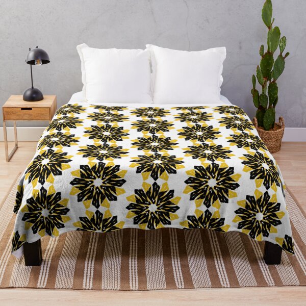 Item preview, black and yellow mandala designed and sold by Meo Design.